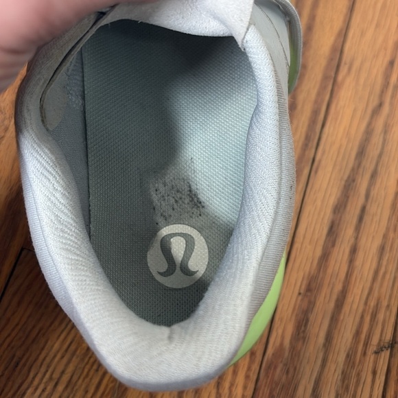 Lululemon Strongfeel Womens Training Shoe Vapor Grey Yellow zap size 10 - Picture 11 of 12